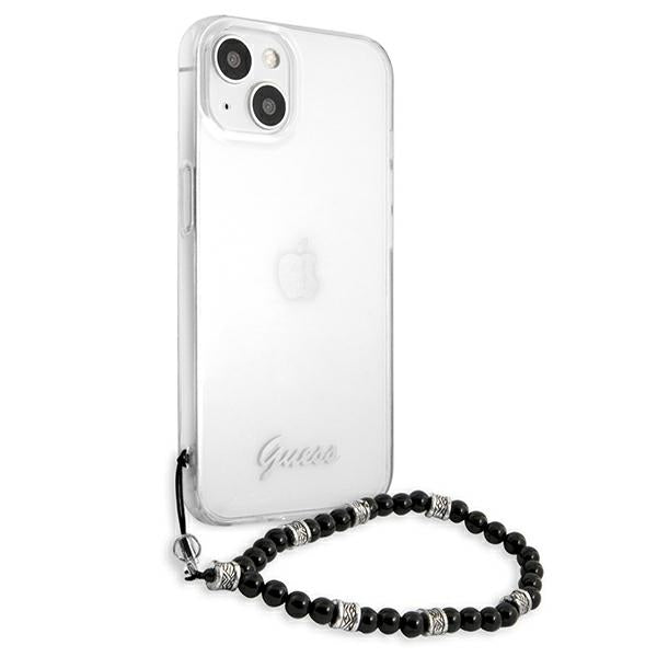 Guess GUHCP13MKPSBK iPhone 13 6.1" Transparent hardcase Black Pearl