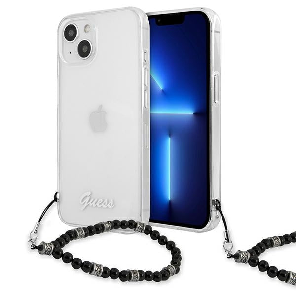 Guess GUHCP13MKPSBK iPhone 13 6.1" Transparent hardcase Black Pearl