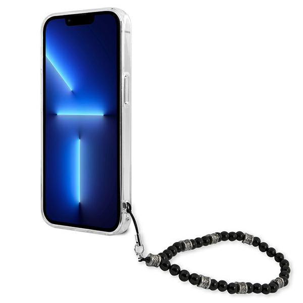 Guess GUHCP13MKPSBK iPhone 13 6.1" Transparent hardcase Black Pearl