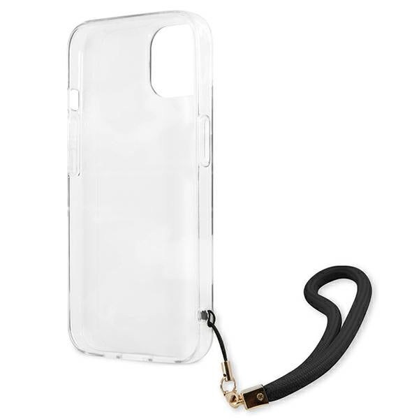 Guess GUHCP13SKCABBK iPhone 13 mini 5.4" black/black hardcase Camo Strap Collection