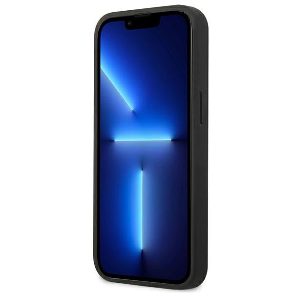 Guess GUHCP13SSA4GSBL iPhone 13 mini 5.4" blue/blue hardcase Saffiano 4G Metal Logo