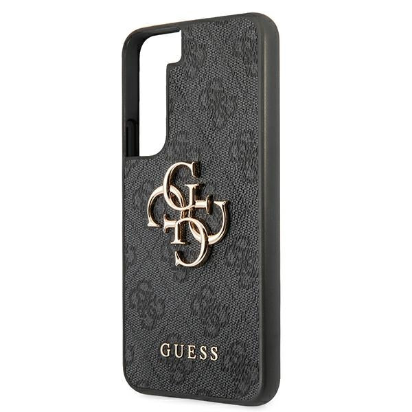 Guess 4G Big Metal Logo Case for Samsung Galaxy S22 - Gray