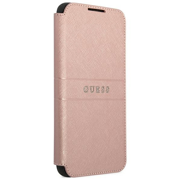 Guess GUBKS22MPSASBPI S22+ S906 pink/pink book Saffiano Stripes