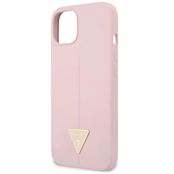 Guess GUHCP13SSLTGU iPhone 13 mini 5.4" purple/purple hardcase Silicone Triangle