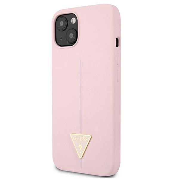 Guess GUHCP13SSLTGU iPhone 13 mini 5.4" purple/purple hardcase Silicone Triangle