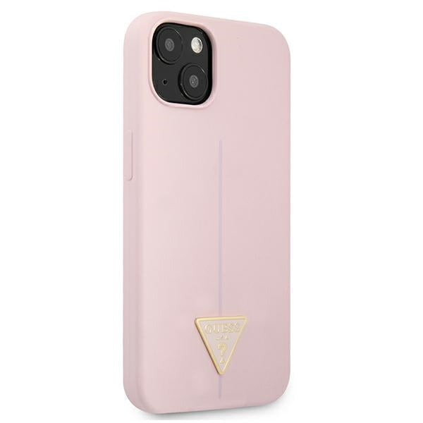 Guess GUHCP13SSLTGU iPhone 13 mini 5.4" purple/purple hardcase Silicone Triangle