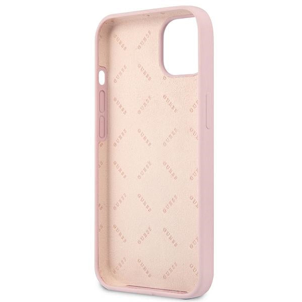 Guess GUHCP13SSLTGU iPhone 13 mini 5.4" purple/purple hardcase Silicone Triangle