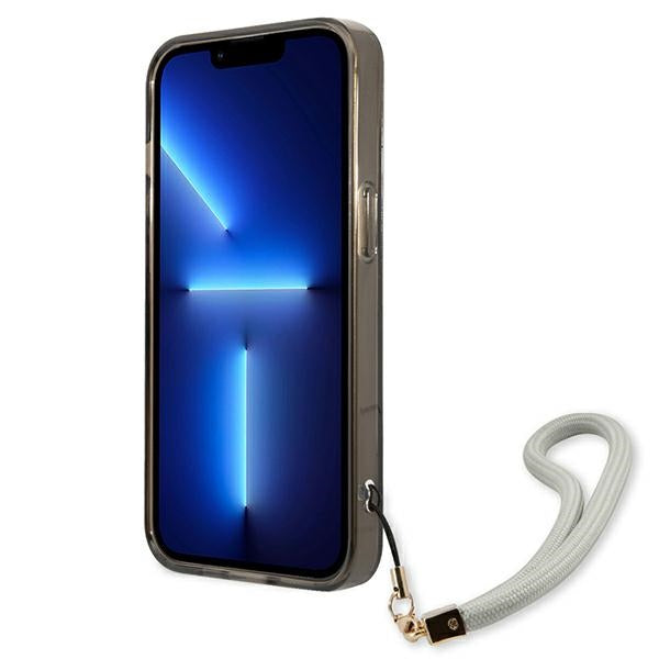 Guess GUHCP13SHTSGSK iPhone 13 mini 5.4" black/black hardcase Translucent Stap