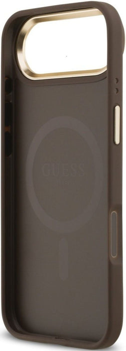 Guess 4G PU Classic Logo MagSafe Case for iPhone 17 Air - Brown