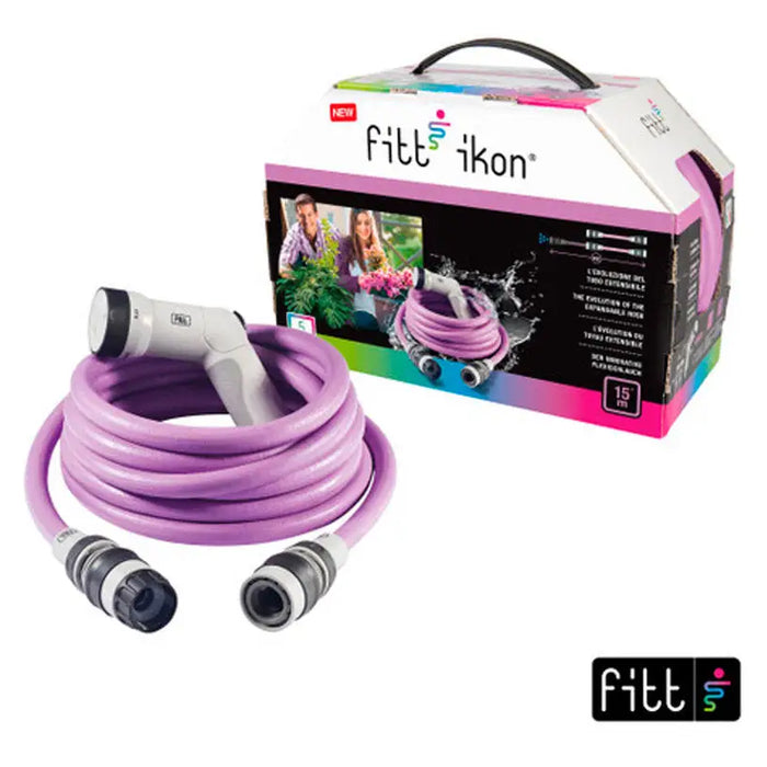 GUN EXTENDABLE HOSE 8-15M 1/2’’ FITT IKON - Маркучи напояване<<<Напояване<<<Градина<<<Praktiker&&&Маркучи