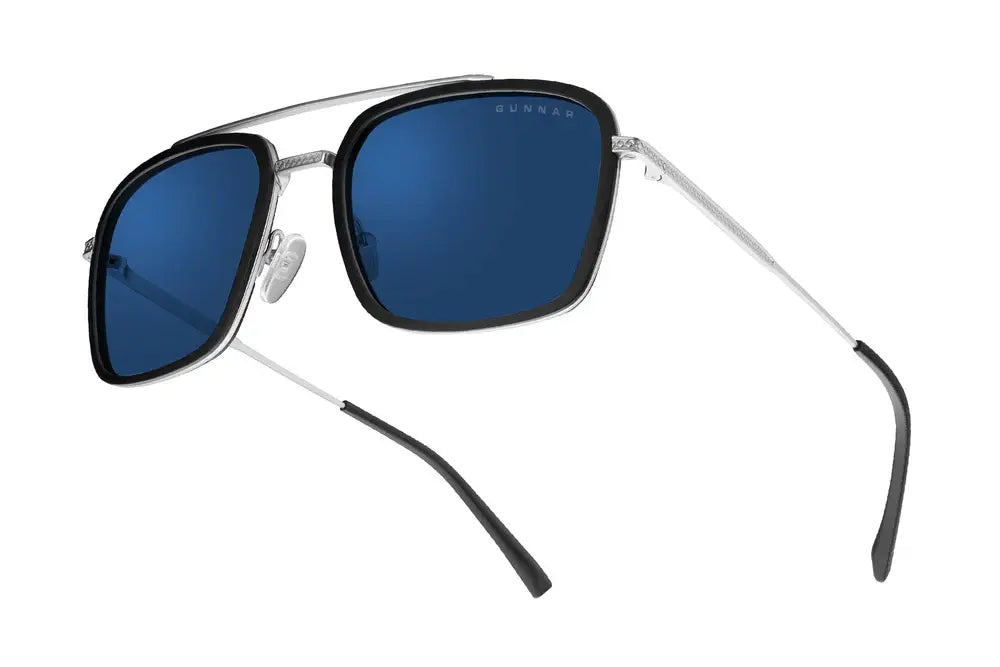 GUNNAR Baron Silver Sunglasses - Sunglasses