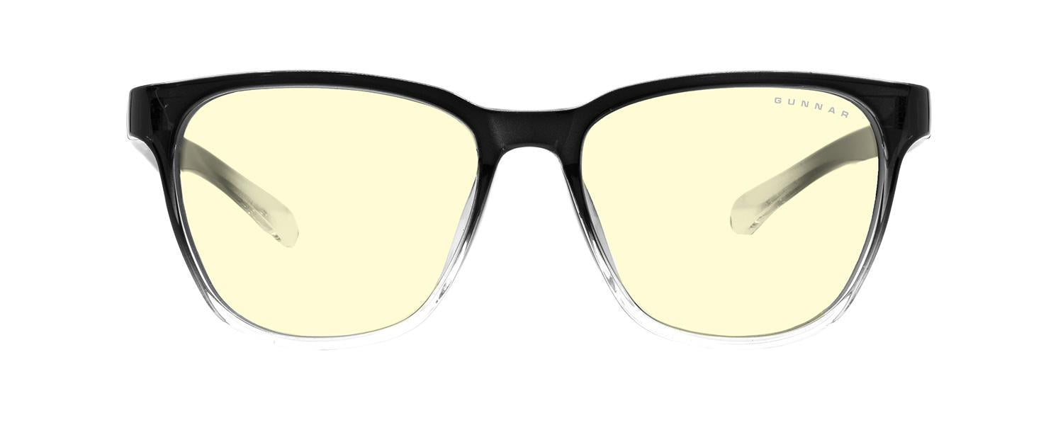 GUNNAR Berkeley Onyx Fade Computer Glasses, Amber, Black
