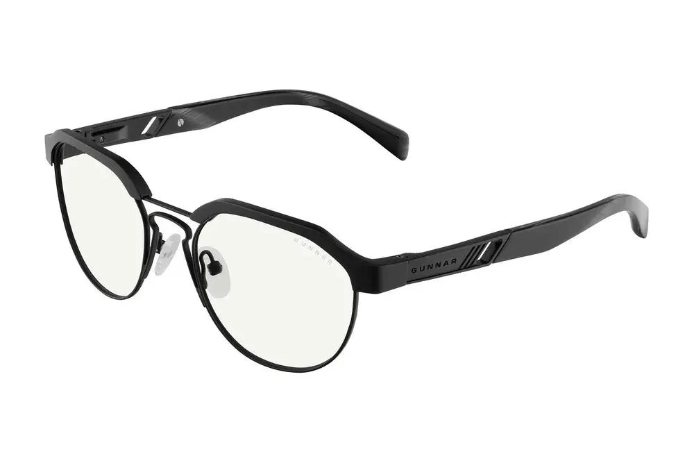 GUNNAR Campbell Computer Glasses - Onyx - Clear Pro