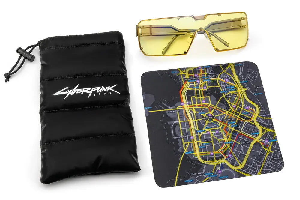 GUNNAR Cyberpunk 2077 Dex Computer Glasses - Amber - Steel