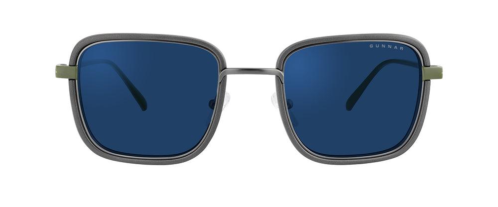 GUNNAR Fallout Vault 33 Gunmetal/Olive - Sun Gaming Glasses