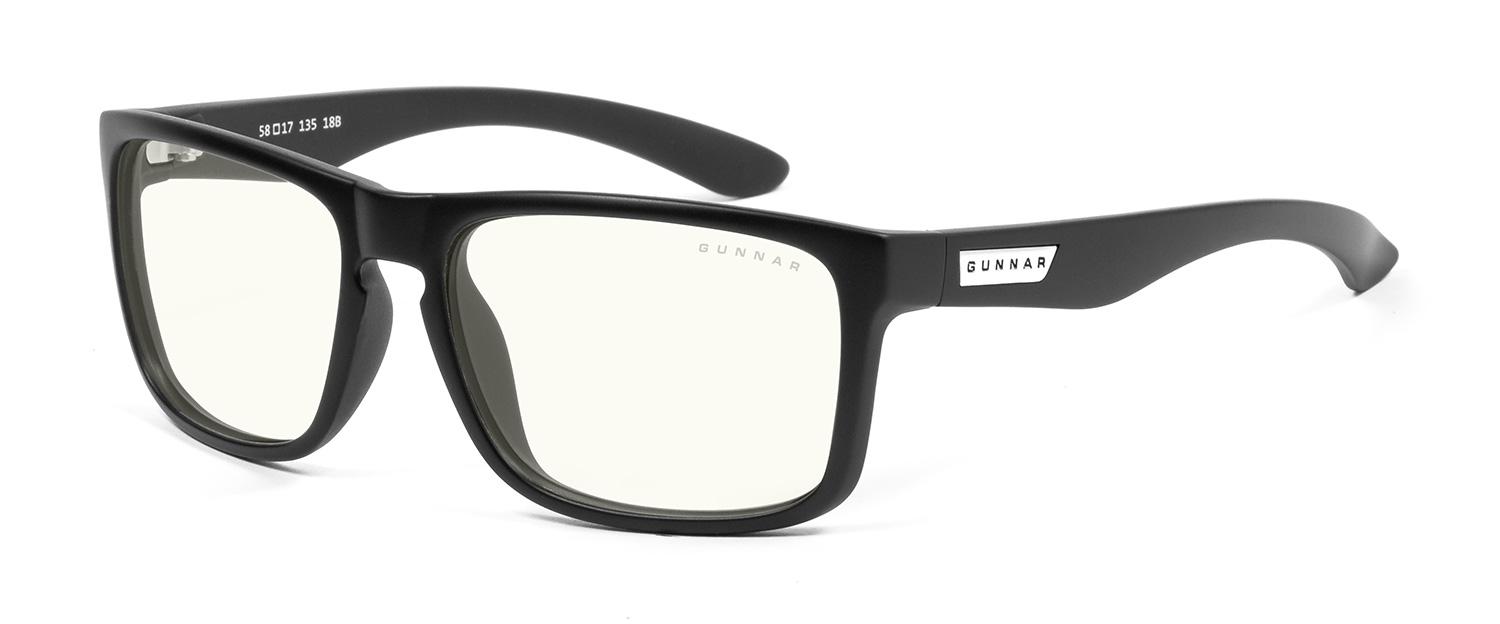 Computer glasses GUNNAR INTERCEPT Onyx, Clear Natural, Black