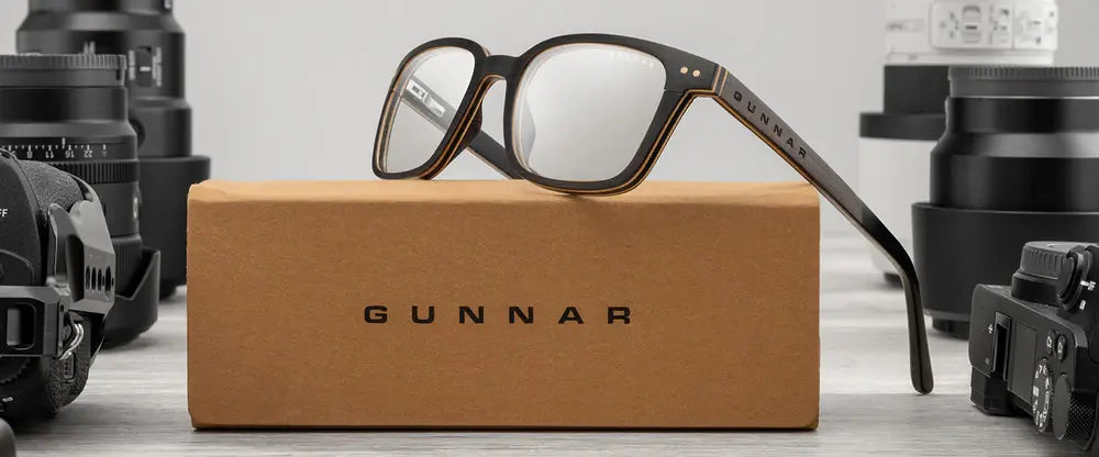 Computer glasses GUNNAR Muir Ebony (wood), Clear Pro