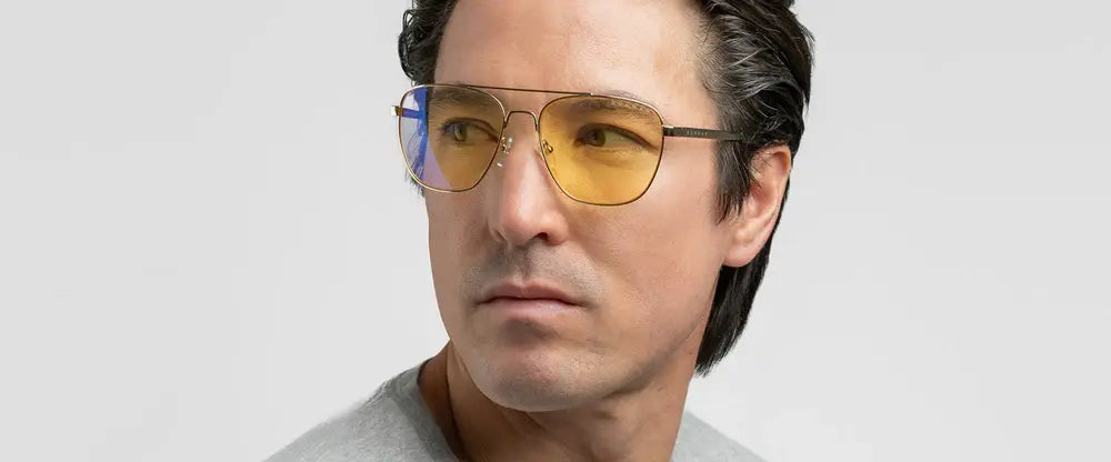 Computer glasses GUNNAR Mustang Onyx, Amber