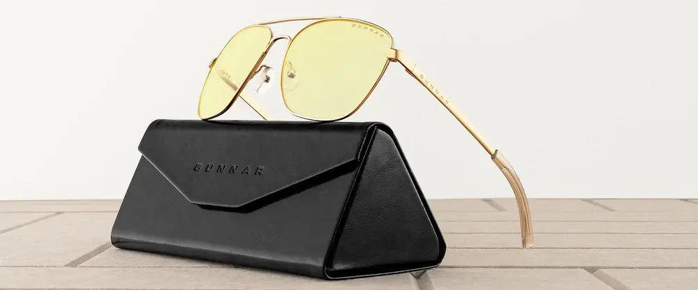 Computer glasses GUNNAR Mustang Onyx, Amber