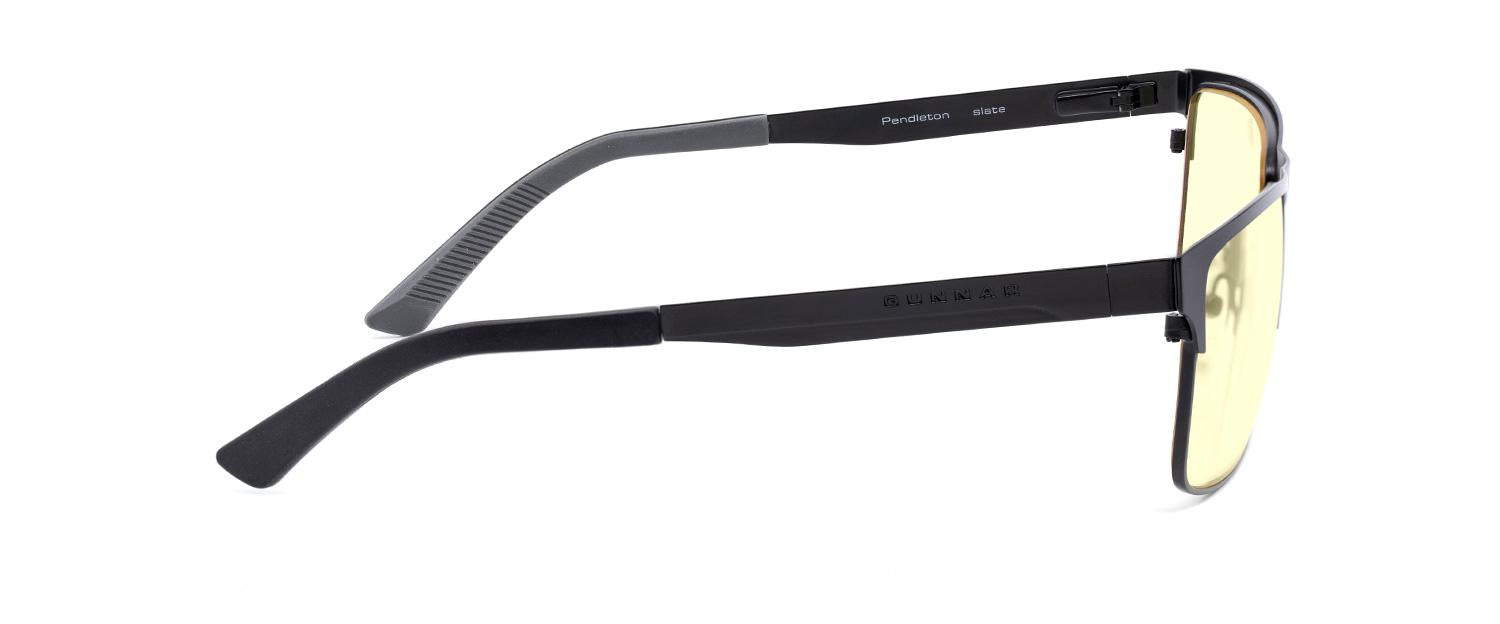 GUNNAR Pendleton Slate Gaming Glasses Amber Black - Компютърни и геймърски очила<<<Геймърска периферия<<<ValiAPI
