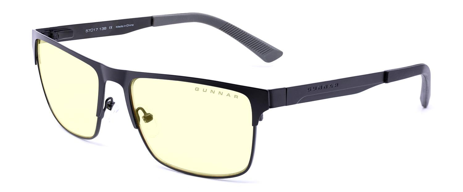 GUNNAR Pendleton Slate Gaming Glasses Amber Black - Компютърни и геймърски очила<<<Геймърска периферия<<<ValiAPI