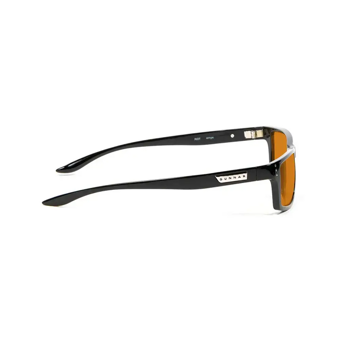 GUNNAR Riot Onyx Amber Max Gaming Glasses - Компютърни и геймърски очила<<<Геймърска периферия<<<ValiAPI