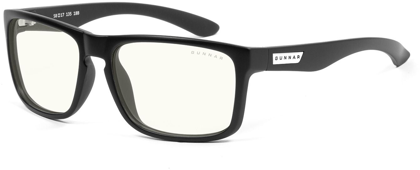 Computer glasses GUNNAR INTERCEPT Onyx, Clear Natural, Black