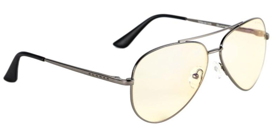 Computer glasses GUNNAR Maverick Gunmetal Clear, Silver