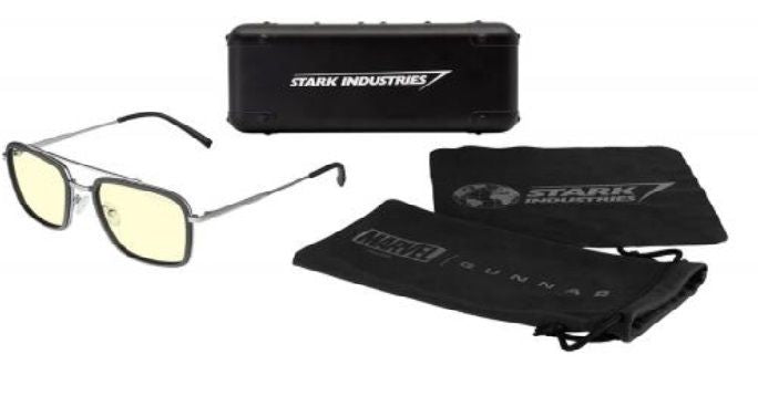 GUNNAR Baron Silver Computer Glasses - Clear