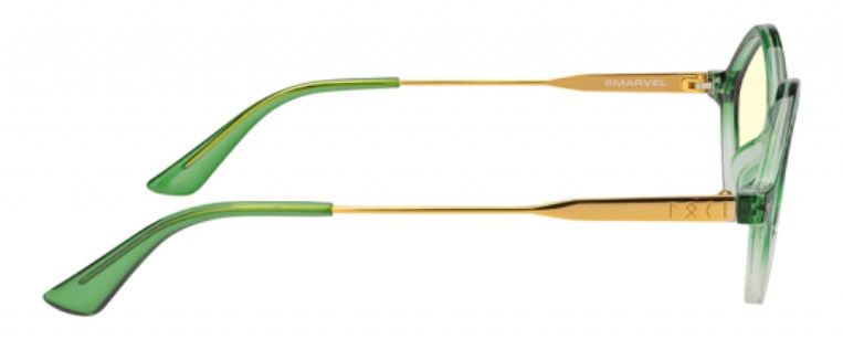 Computer Glasses GUNNAR Loki Asgard Edition - Emerald Gold Amber