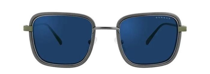 GUNNAR Fallout Vault 33 Gunmetal/Olive - Sun Gaming Glasses