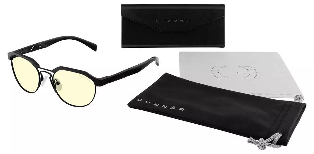 GUNNAR Campbell Computer Glasses - Onyx - Amber