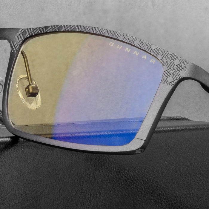 Computer Glasses GUNNAR Plaid Graphite - Amber