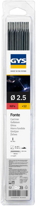 ELECTRODES FOR CAST IRON F2.5 GYS