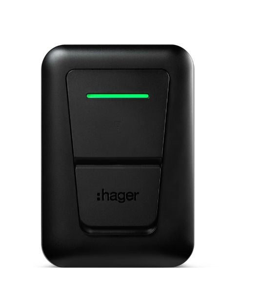 EVCS Hager witty one 11kW 3f RFID Bluetooth charging station with T2 socket