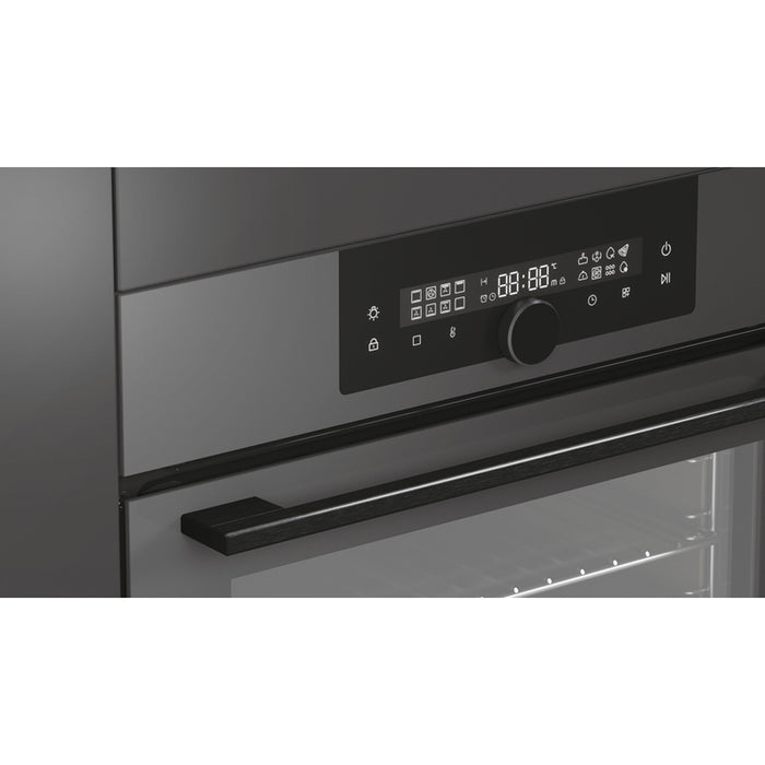 Built-in oven HAIER HOQ-F6QAN3DG/EE 72 L, A++, CATALYTIC PANELS, TELESCOPIC SYSTEM, SOFT CLOSE