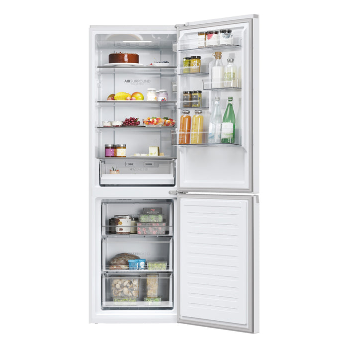 Refrigerator with bottom freezer HAIER EHD 3PWDNPW 186 185.00 cm