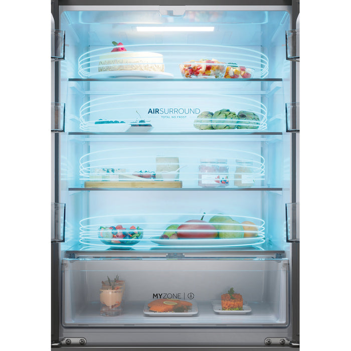 Refrigerator with bottom freezer HAIER HFR 3718 ENGB 177.50 cm