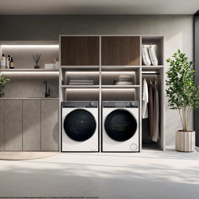 HAIER HD90-AQ387U1-S CONDENSATION Tumble Dryer WITH HEAT PUMP, 9.0 kg