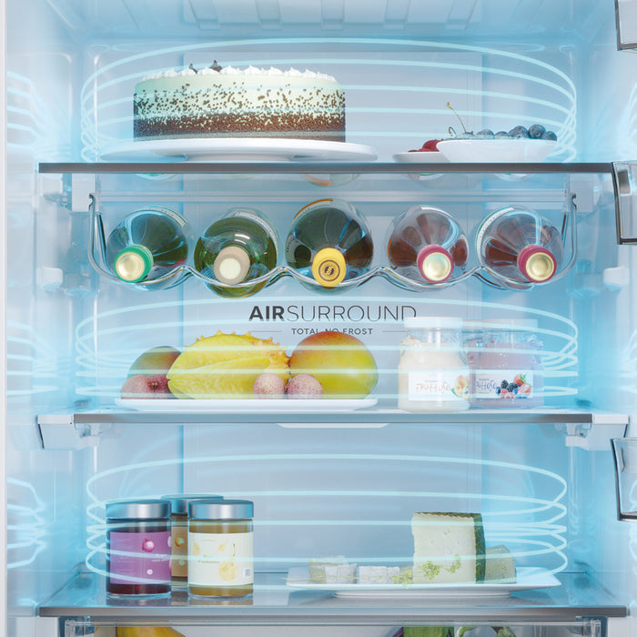 Refrigerator with bottom freezer HAIER HTW 5618 ENPW 185.00 cm