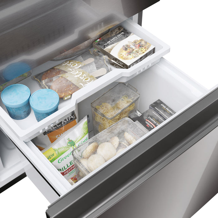 Refrigerator with bottom freezer HAIER HTW 7620 DNMP 205.00 cm