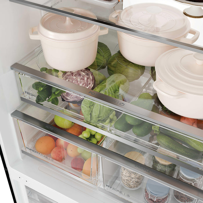 Refrigerator with bottom freezer HAIER HDR 5818 DNSS 185.00 cm