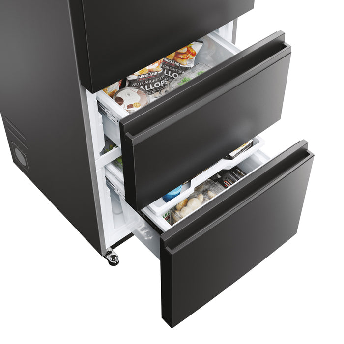 Refrigerator with bottom freezer HAIER HTW 5618 ENPT 185.00 cm