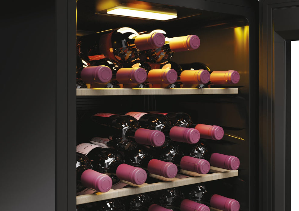 Haier Wine Bank 50 Serie 3 HWS34GGH1 Compressor wine cooler Freestanding Black 34 bottle(s)