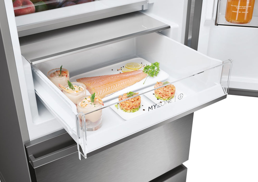 Haier 3D 60 Serie 5 HTW5620DNMG Freestanding 414 L D Silver