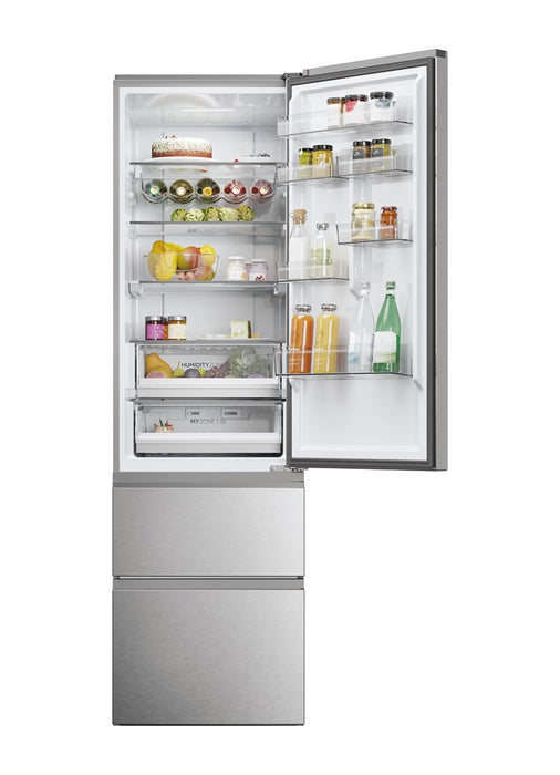 Haier 3D 60 Serie 5 HTW5620DNMG Freestanding 414 L D Silver