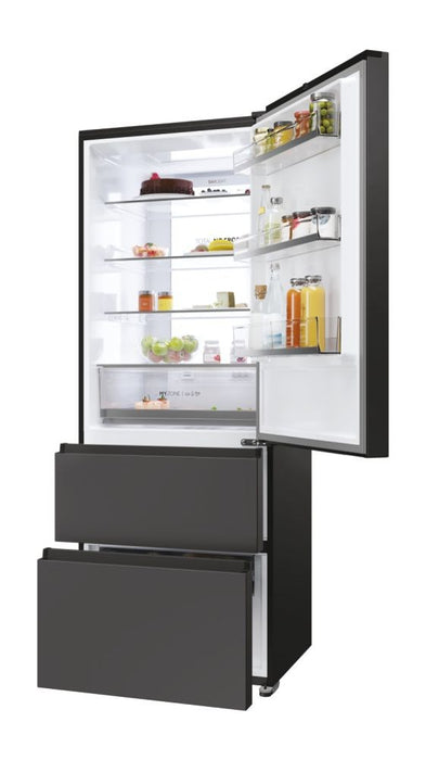 Haier 3D 70 Serie 5 HTR5719ENPT Freestanding 528 L Black