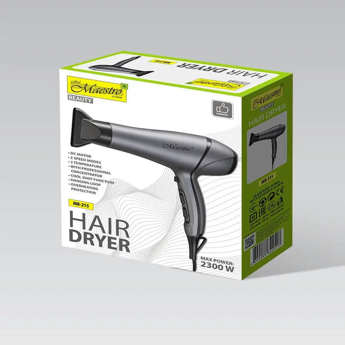 Hair dryer 2300W MAESTRO MR-215 - HairdryersAGD-SUS<<<Home Appliance - ProductsAGD<<<ActionPL