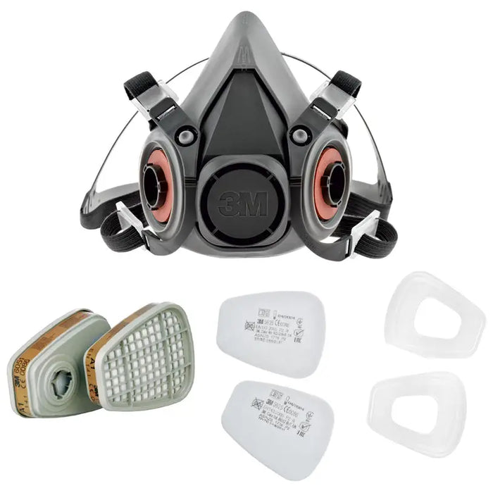 HALF MASK - SET WITH FILTERS SIZE L 3M 6312 - Охрана на труда<<<Работно облекло<<<Инструменти и