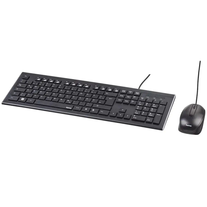 HAMA 134958 Cortino Keyboard and Mouse - Клавиатури<<<Компютърна
